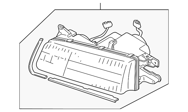 TB94-51-04XC Деталь HEADLAMP ASSY, LEFT