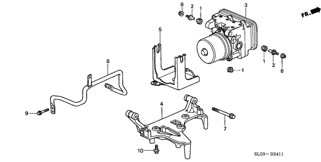 NSX Модуль ABS