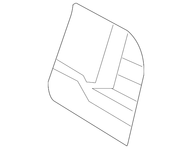 64310FG000 Деталь SEAT BACK FRAME, RIGHT