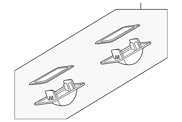 C235-51-270C Деталь LICENSE LAMP, LEFT
