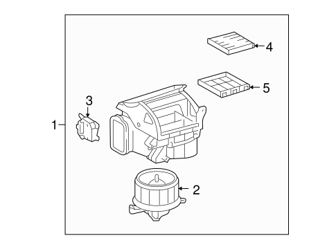 LS600h BLOWER MOTOR & FAN