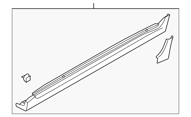 96051FG050NN Деталь ROCKER MOLDING, LEFT