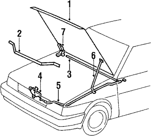 Tercel HOOD & COMPONENTS