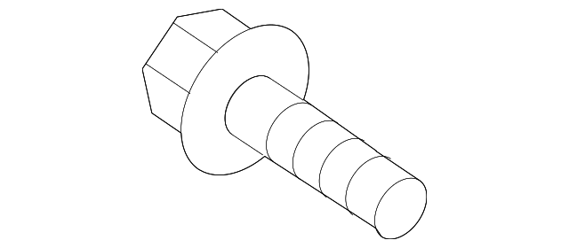 19317300 Деталь UPPER HINGE BOLT, RIGHT