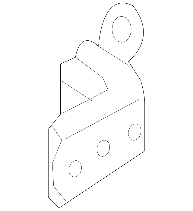 19316861 Деталь UPPER HINGE, LEFT