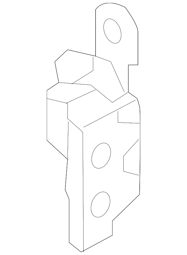 19316862 Деталь LOWER HINGE, LEFT