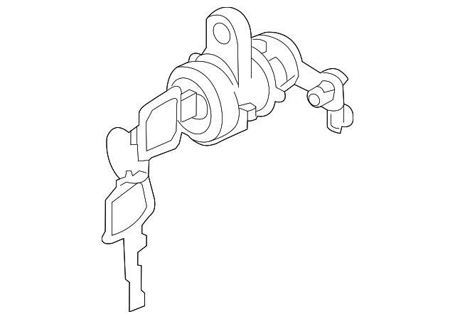 19316185 Деталь LOCK CYLINDER, RIGHT