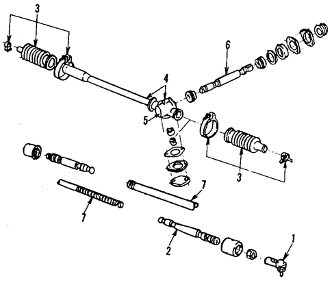 Escort STEERING GEAR & LINKAGE 2