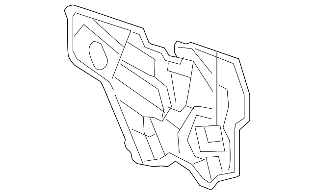 25756344 WATER DEFLECTOR, LEFT
