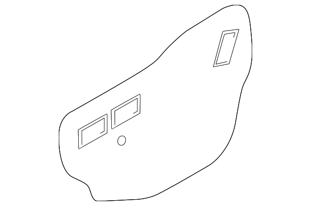 82392-1M010 Деталь WATER SHIELD, RIGHT