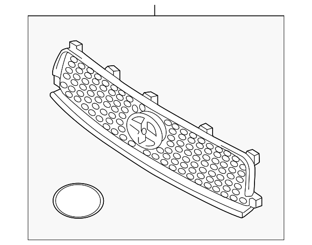 53101-21070 Деталь GRILLE