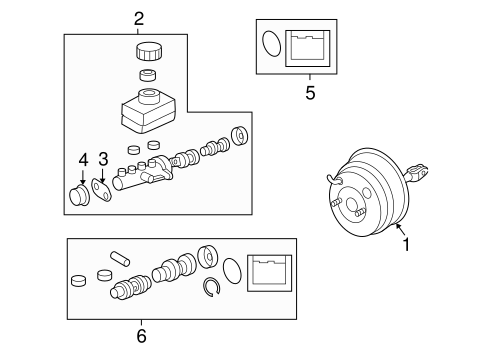 Outback MASTER CYLINDER - COMPONENTS ON DASH PANEL 2
