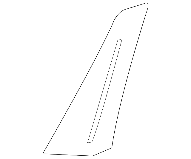 25827063 Деталь LOWER MOLDING, LEFT