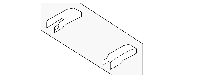 89164-1D210RU Деталь TRACK END COVER, RIGHT