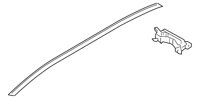7814086Z00 Деталь ROOF MOLDING, LEFT