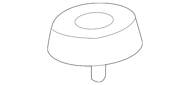 15049547 Деталь RADIATOR SUPPORT UPPER INSULATOR, RIGHT