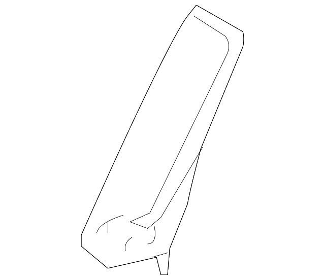 10369091 Деталь WINDSHIELD PILLAR TRIM, RIGHT