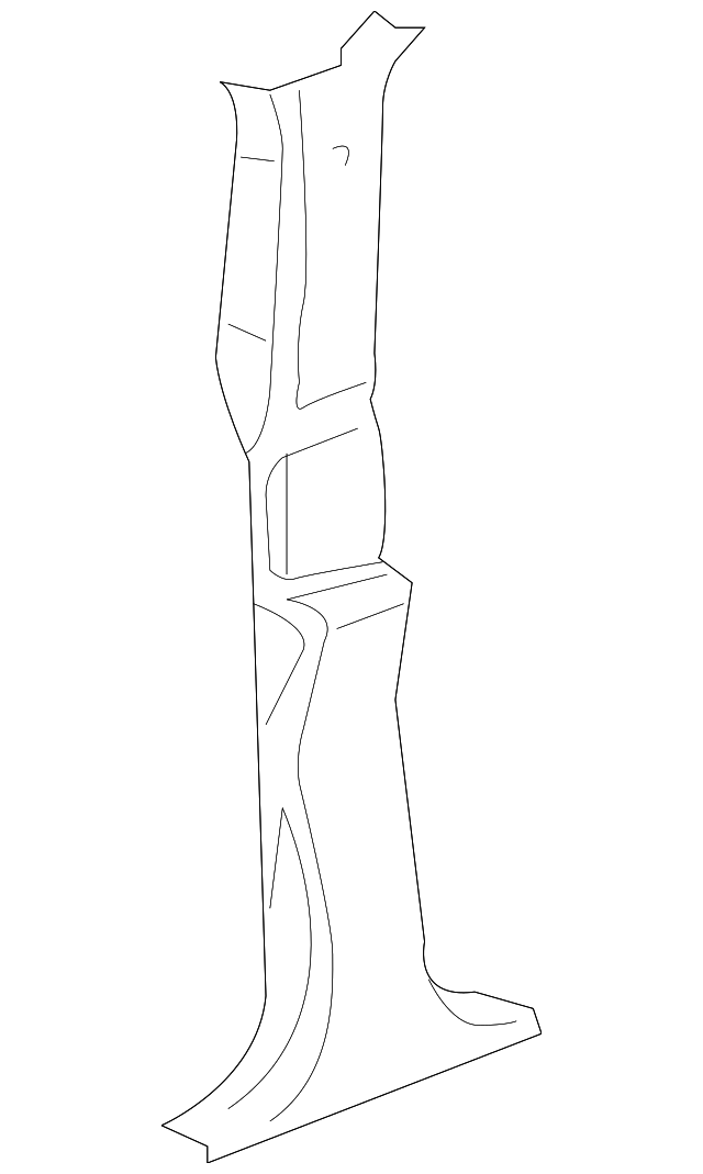 15233384 Деталь CENTER PILLAR, RIGHT