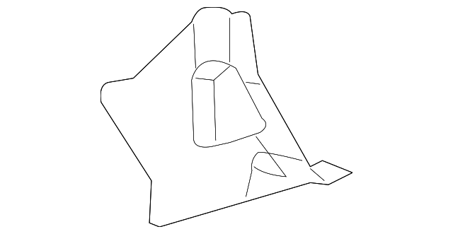 10358833 Деталь COWL TRIM, RIGHT