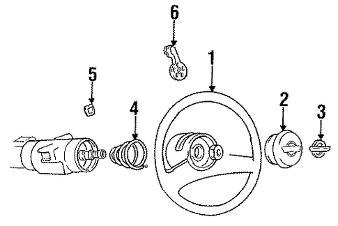Corvette STEERING WHEEL & TRIM