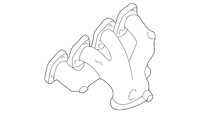 14004-F4405 Деталь EXHAUST MANIFOLD
