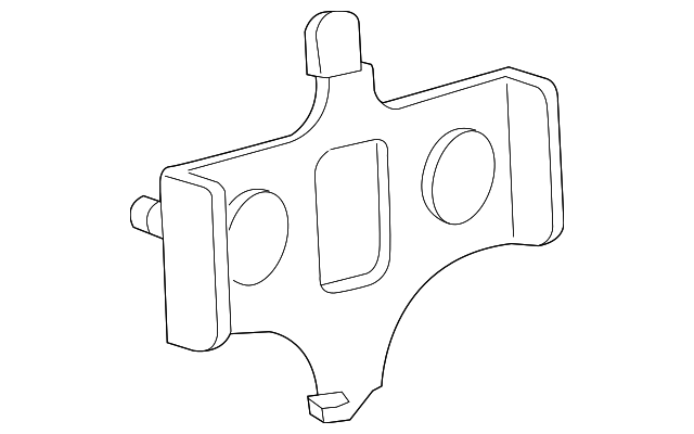 19317034 Деталь SIDE IMPACT SENS BRACKET, LEFT