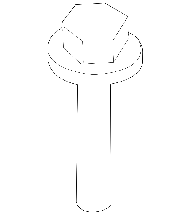 -W500032-S309 Деталь FRONT MOUNT BOLT
