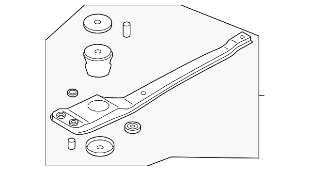 3L8Z-6P094-FA Деталь ENGINE SUPPORT