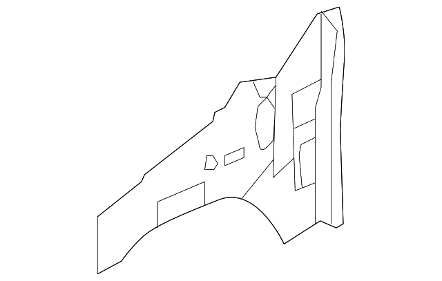 7B0-805-147 Деталь COWL SIDE PANEL, LEFT