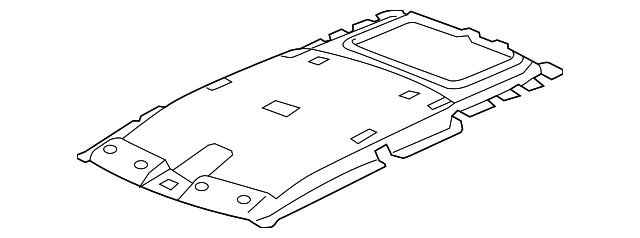 83200-SCV-A22ZA Деталь LINING ASSY., ROOF *NH220L* (ROOF HATCH)