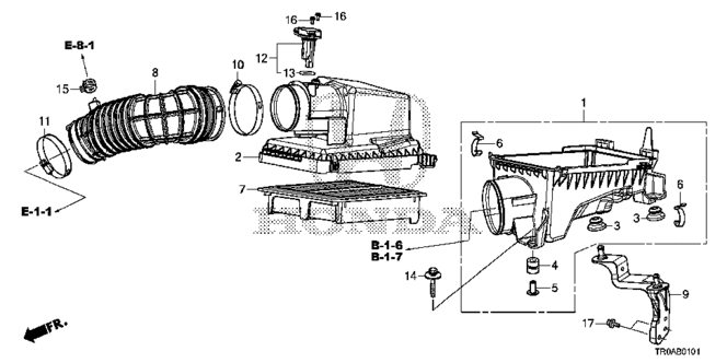 CIVIC SEDAN AIR CLEANER (2.4L)