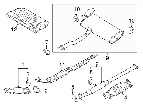 Sportage EXHAUST COMPONENTS 2