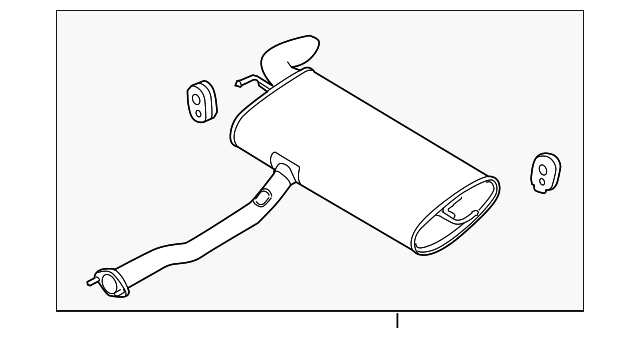 28700-3W100 Деталь MUFFLER