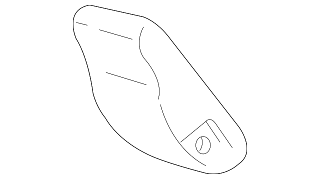 12387131 Деталь ARMREST, LEFT
