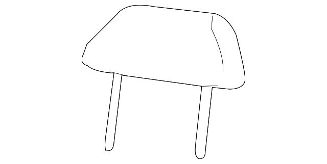 12385638 Деталь HEADREST, RIGHT