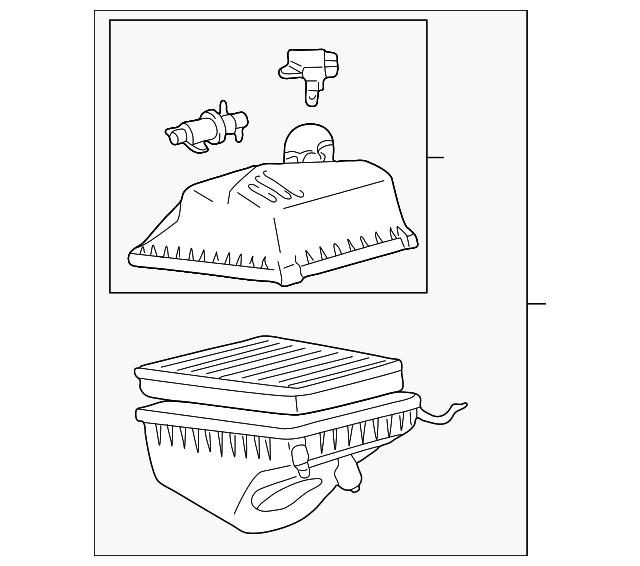 17700-0A110 Деталь AIR CLEANER ASSY
