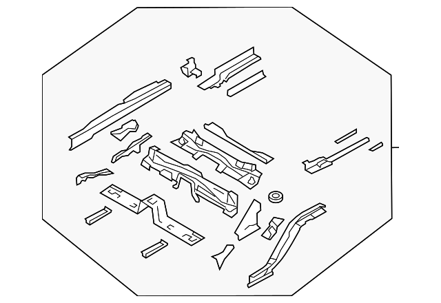 65700-3M200 Деталь CROSSMEMBER ASSY