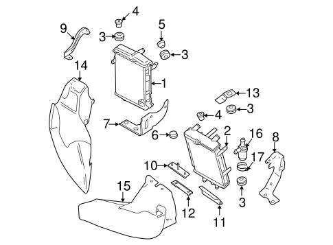 S4 RADIATOR & COMPONENTS 2