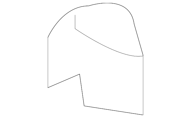 68014360AA Деталь CENTER PLR TRIM CLAMP, RIGHT