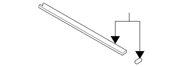 4L0-863-556-C Деталь RETAINING STRIP, RIGHT