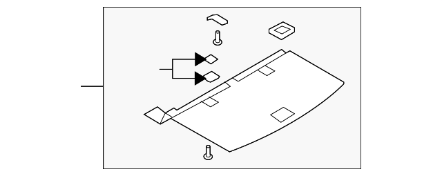 4L0-863-462-AC-J49 Деталь FLOOR MAT
