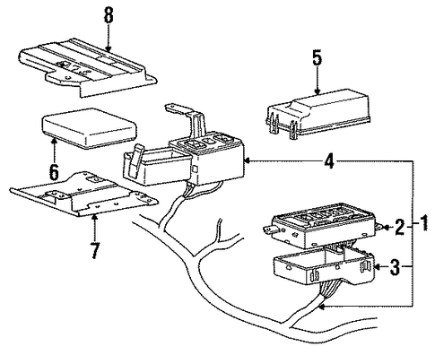 Elantra COMPONENTS UNDER HOOD