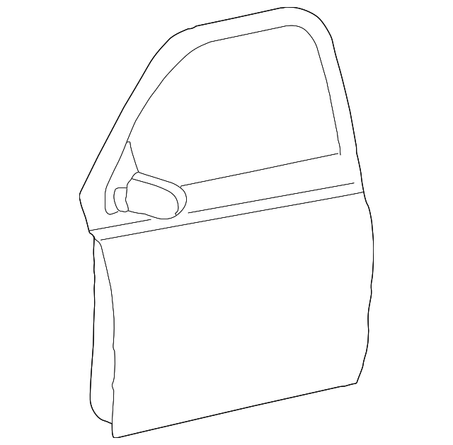 55276055AE Деталь DOOR SHELL, LEFT