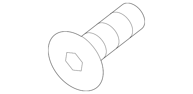 6104639AA UPPER BRACKET SCREW, LEFT