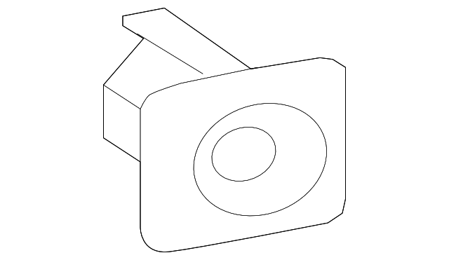3C8919493BGRU Деталь PARK SENSOR MOUNT BRACKET, LEFT