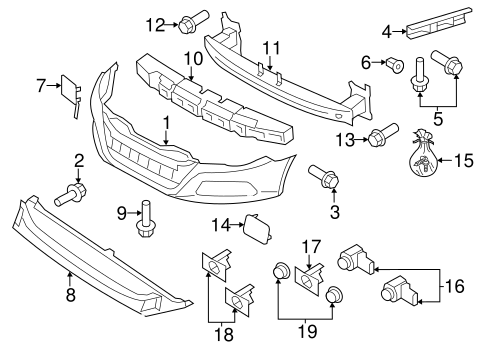 CC BUMPER & COMPONENTS - FRONT
