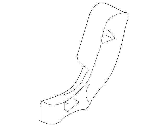 89052-2J800H9 Деталь SIDE COVER, RIGHT