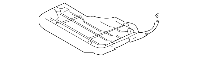 89106-2J800 Деталь SEAT FRAME, LEFT