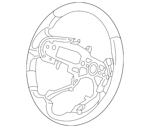 78501-TG7-A02ZA Деталь WHEEL, STEERING *NH900L* (DEEP BLACK)