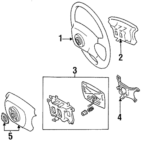 Previa STEERING WHEEL & TRIM